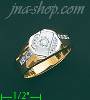 14K Gold CZ Ring