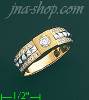 14K Gold CZ Ring