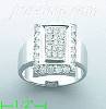 14K Gold Fancy CZ Ring