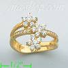 14K Gold Fancy CZ Ring