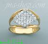 14K Gold Fancy CZ Ring