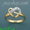 14K Gold Fancy CZ Ring