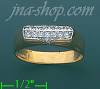 14K Gold Fancy CZ Ring