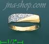 14K Gold Fancy CZ Ring