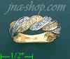 14K Gold Fancy CZ Ring