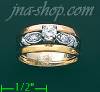 14K Gold Fancy CZ Ring