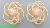 14K Gold Love Knots Sets Earrings