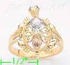 14K Gold Fancy CZ Sets Ring