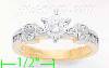 14K Gold Fancy CZ Sets Ring