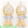 14K Gold Fancy CZ Sets Earrings