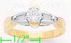 14K Gold Fancy CZ Sets Ring