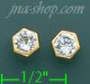 14K Gold Stud Earrings