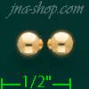 14K Gold Stud Earrings