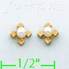 14K Gold Stud Earrings