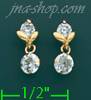 14K Gold Stud Earrings