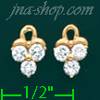 14K Gold Stud Earrings