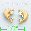 14K Gold Stud Earrings