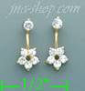 14K Gold Stud Earrings