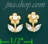 14K Gold Stud Earrings