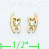 14K Gold Stud Earrings