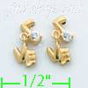 14K Gold Stud Earrings