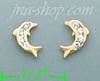 14K Gold Stud Earrings