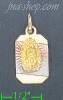 14K Gold Assorted Charm Pendant