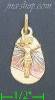 14K Gold Assorted Charm Pendant