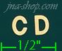 14K Gold Loose Initial (all letters available) - Click Image to Close