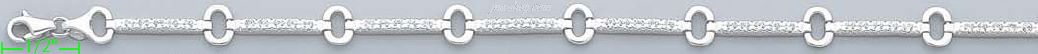 14K Gold Fancy White CZ Bracelet - Click Image to Close