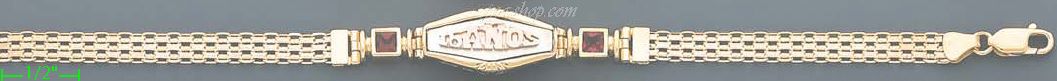 14K Gold Bismark Bracelet - Click Image to Close