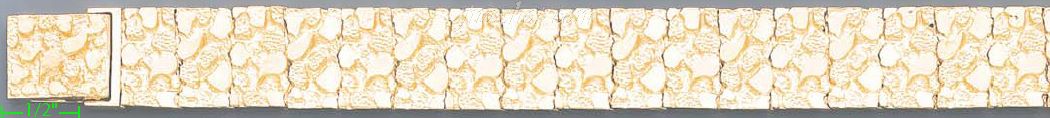 14K Gold Nugget Bracelet - Click Image to Close