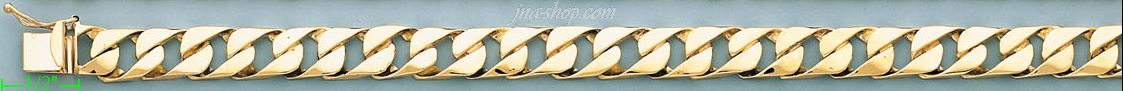 14K Gold Link Bracelet - Click Image to Close