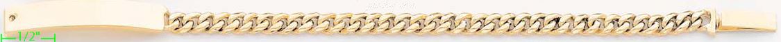 14K Gold Baby Link Bracelet - Click Image to Close