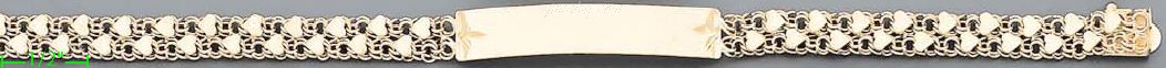 14K Gold Mex ID Bracelet - Click Image to Close