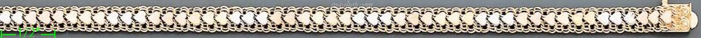 14K Gold Mex Bracelet - Click Image to Close