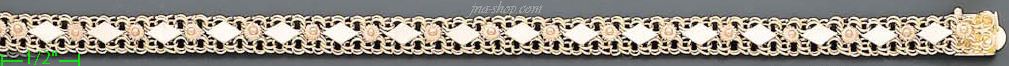 14K Gold Mex Bracelet - Click Image to Close