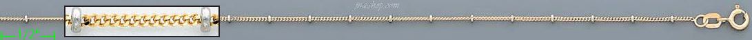 14K Gold Ball Chain 18" - Click Image to Close