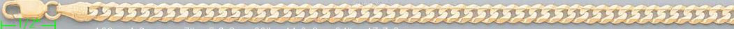 14K Gold Cuban Concave Chain 20" 4.6mm - Click Image to Close