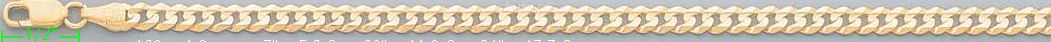 14K Gold Cuban Concave Chain 24" 4.6mm - Click Image to Close