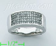 14K Gold 1ct Diamond Wedding Set Ring - Click Image to Close