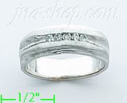 14K Gold 0.25ct Diamond Wedding Set Ring - Click Image to Close