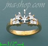 14K Gold 0.55ct Solitaire Diamond Ring - Click Image to Close