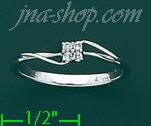 14K Gold 0.07ct Ladies' Diamond Ring - Click Image to Close