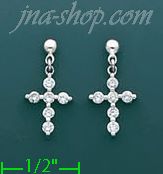 14K Gold 0.36ct Diamond Earrings - Click Image to Close
