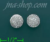 14K Gold 0.65ct Diamond Stud Earrings - Click Image to Close