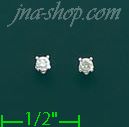 14K Gold 0.1ct Diamond Stud Earrings - Click Image to Close