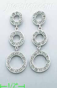 14K Gold 0.55ct Diamond Chandelier Earrings - Click Image to Close