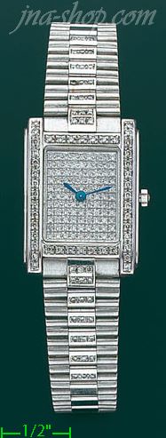 18K Gold 1.55ct Diamond Watch - Click Image to Close