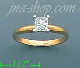14K Gold 0.5ct Diamond Solitaire Ring - Click Image to Close